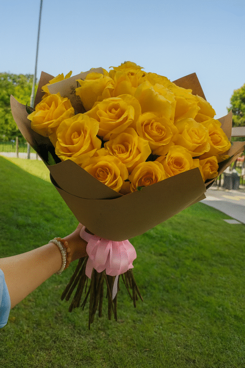 Ramo de 24 rosas amarillas 💛