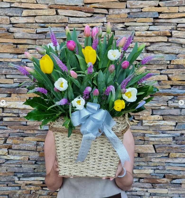 Canasta de tulipanes - Imagen 2