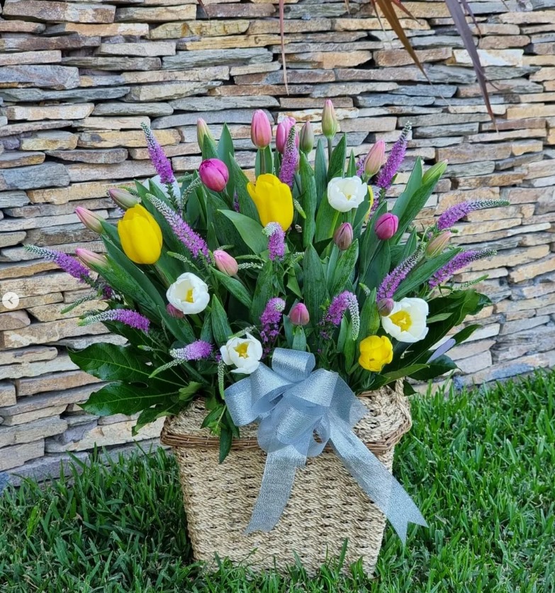 Canasta de tulipanes - Imagen 3