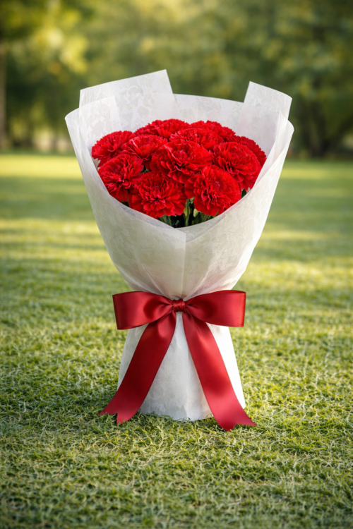 Ramo de Claveles Rojos