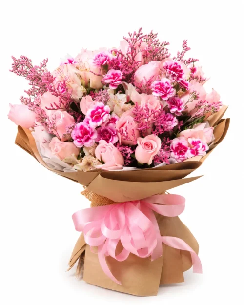 Buchoncito de 48 rosas