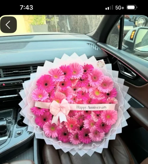 Gerberas y Rosas
